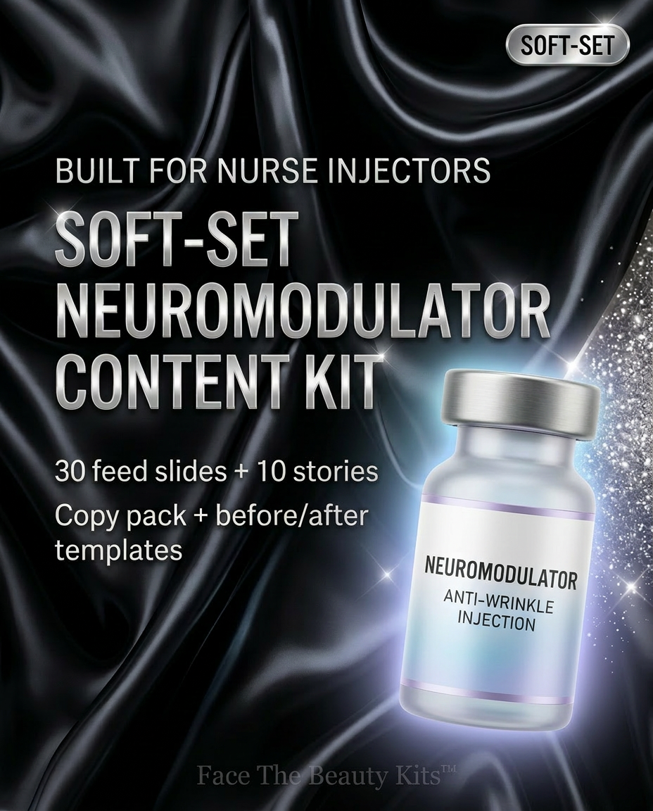 Soft-Set™ neuromodulator content system preview — Face The Beauty AI®